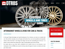 Tablet Screenshot of dtrbs.com